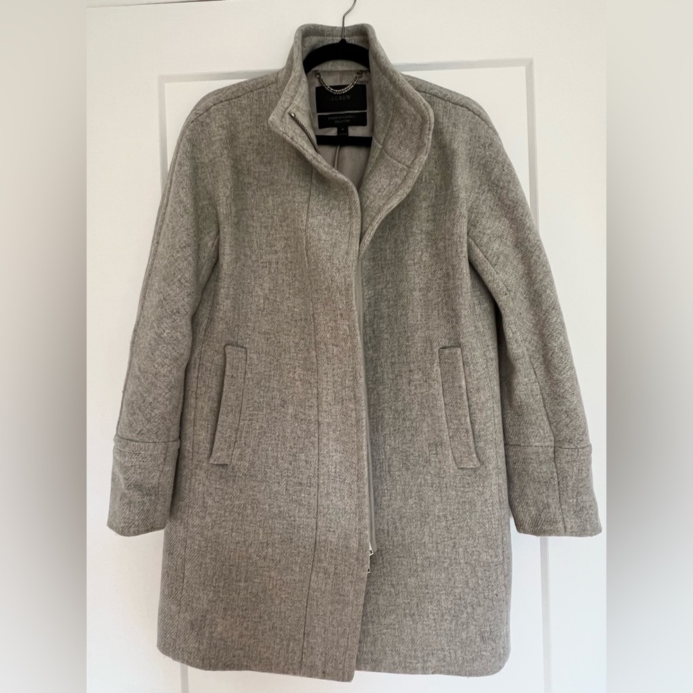 J. Crew Stadiumcloth wool coat